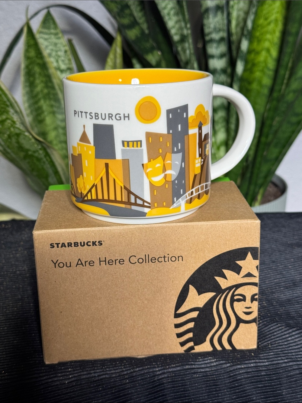 Starbucks "You Are Here" Pittsburgh 2015 Coffee Mug - 14 Ounces
